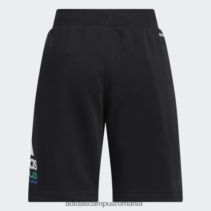 adidas campus romania emblema sport logo pantaloni scurți negru copii negru J266N23811