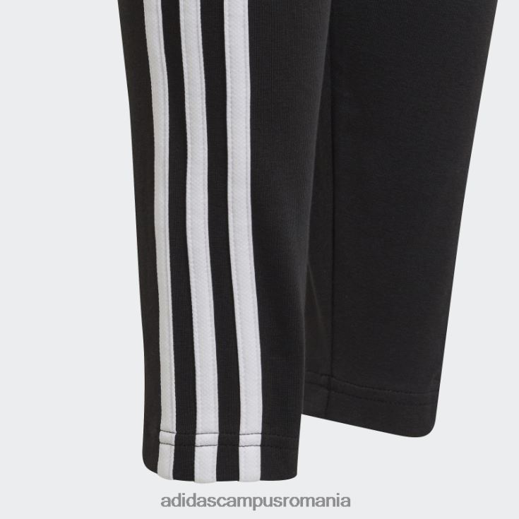 adidas campus romania esențiale 3 dungi jambiere negru fashion copii alb negru J266N219219