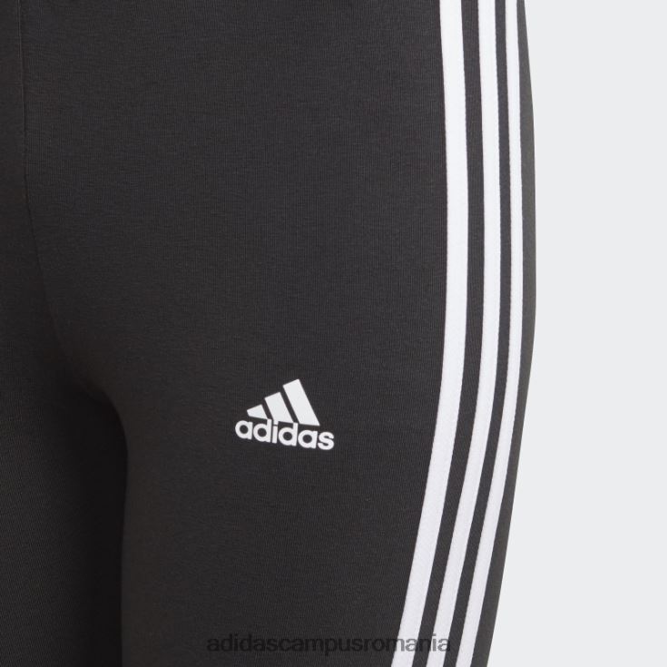 adidas campus romania esențiale 3 dungi jambiere negru fashion copii alb negru J266N219219