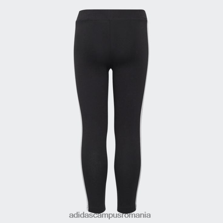 adidas campus romania esentiale dresuri 3 dungi alb moda copii alb negru J266N23449