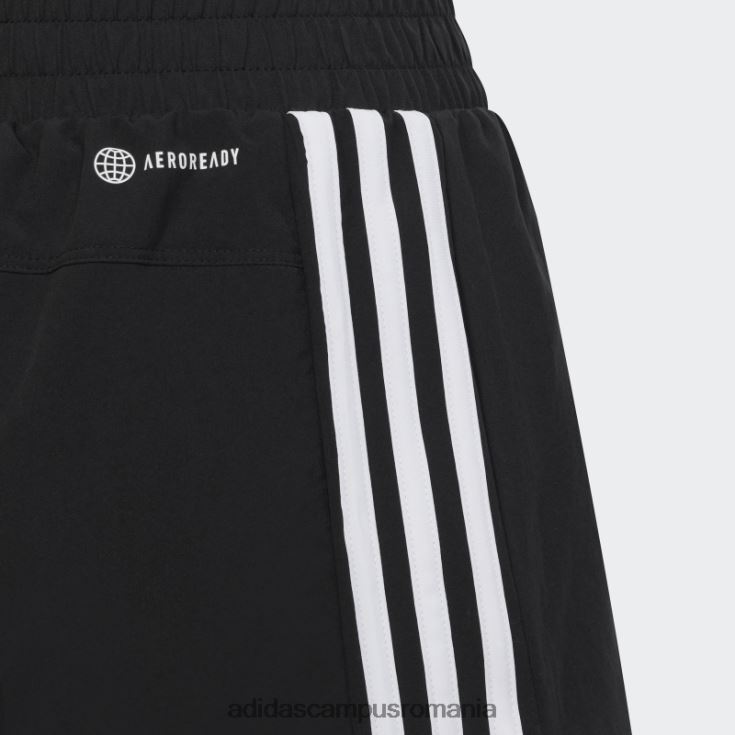 adidas campus romania essentials aeroready pantaloni scurți cu 3 dungi negru adidas copii alb negru J266N219128