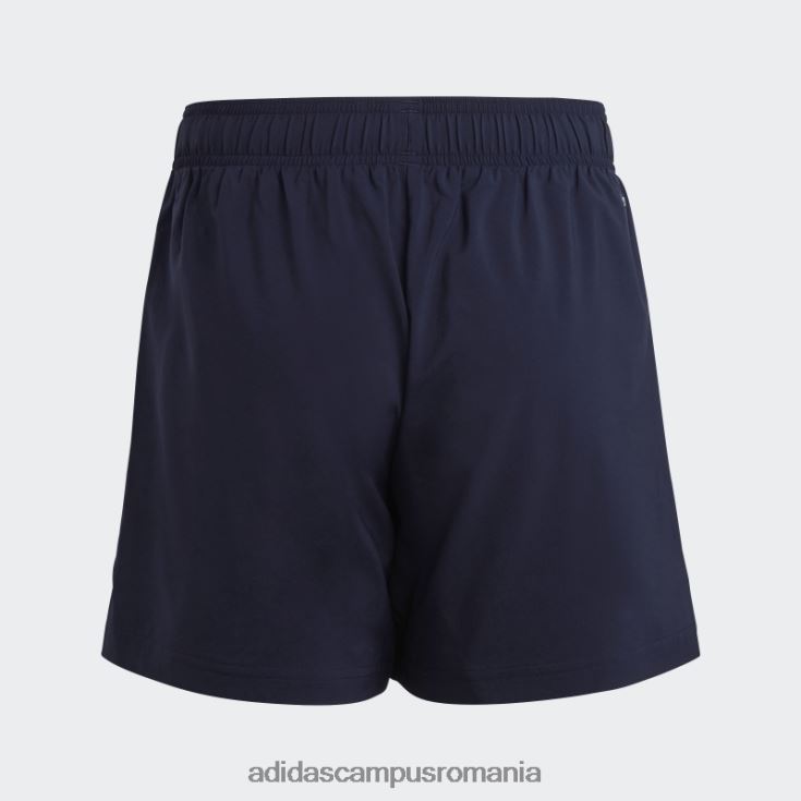 adidas campus romania essentials logo mic chelsea pantaloni scurți ink copii cerneală/alb J266N23410