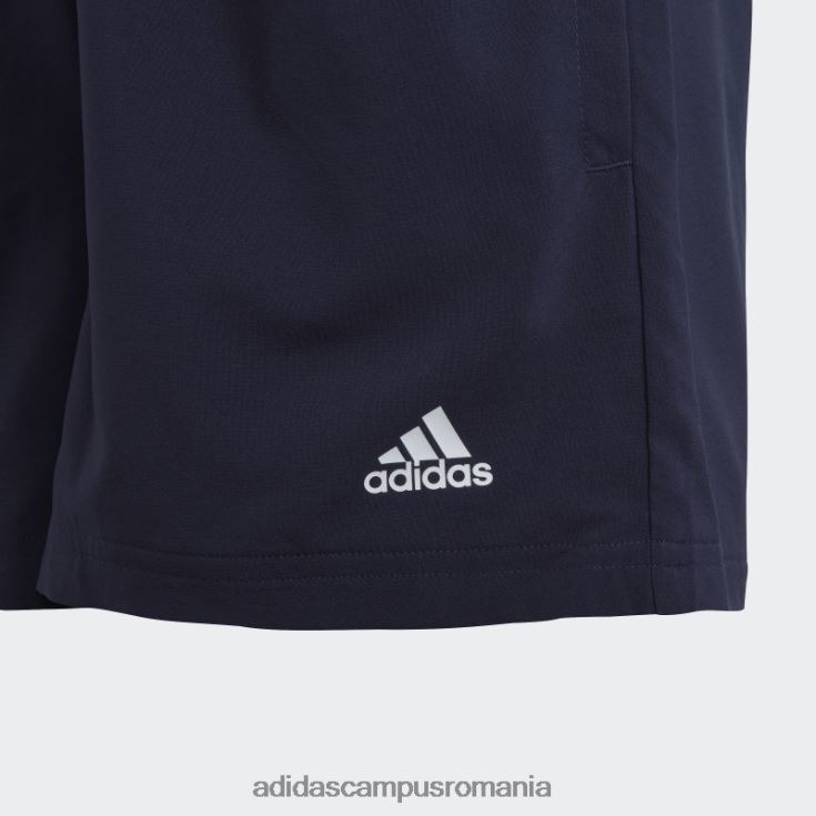adidas campus romania essentials logo mic chelsea pantaloni scurți ink copii cerneală/alb J266N23410