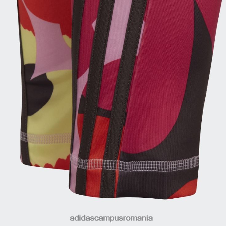 adidas campus romania frost pink x marimekko cred că acest antrenament aeroready cu imprimeu floral dres fierbinte copii roz îngheț/magenta real/maro J266N219234
