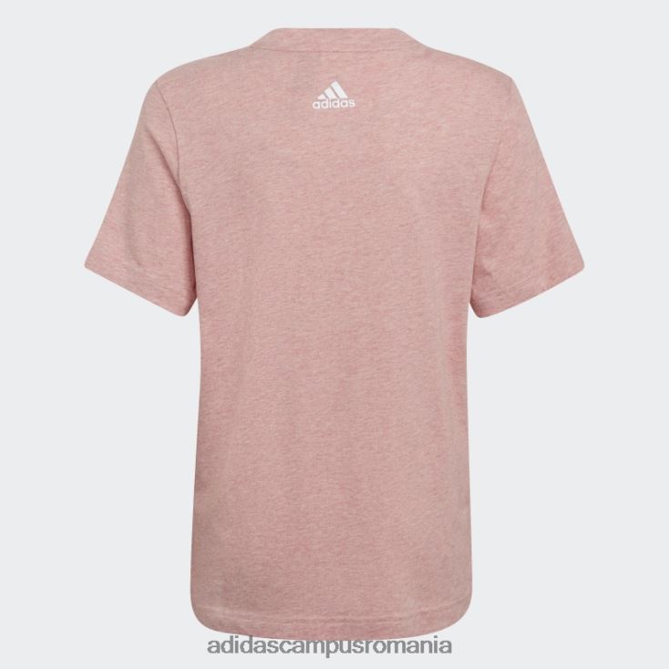 adidas campus romania future icons 3-stripes logo tricou mov mel copii mov mel/alb J266N218955