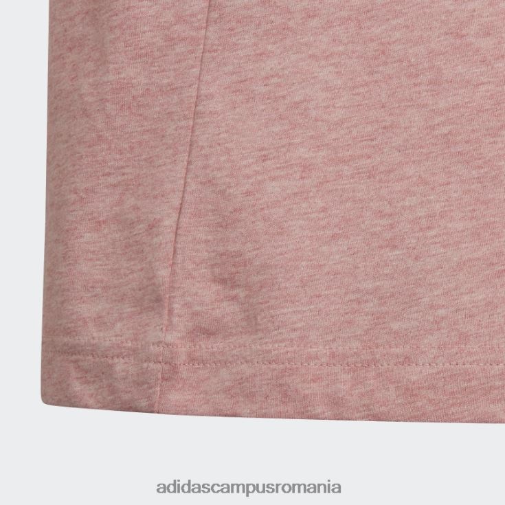 adidas campus romania future icons 3-stripes logo tricou mov mel copii mov mel/alb J266N218955