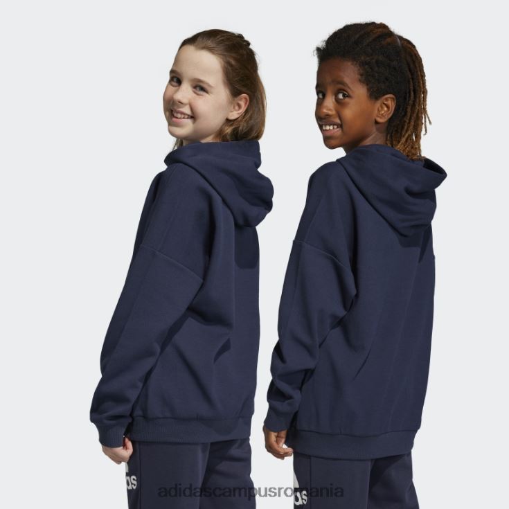 adidas campus romania future icons logo hanorac cu glugă cerneală adidas copii cerneală J266N211790