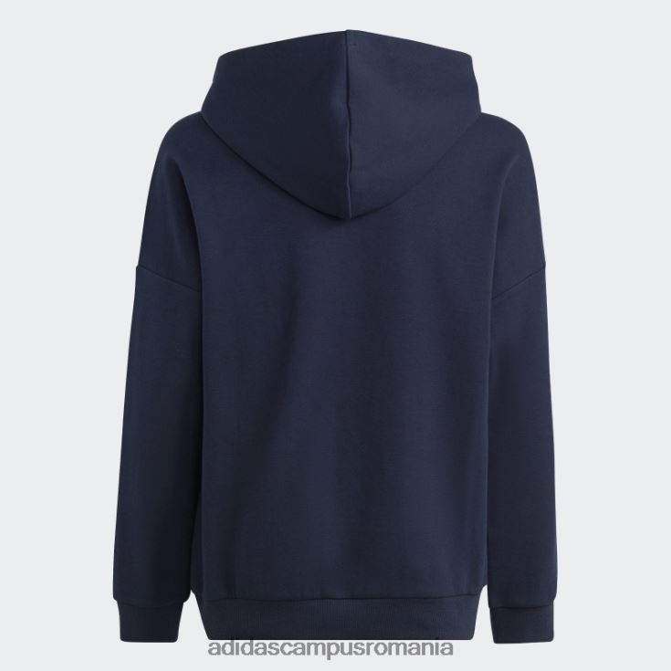 adidas campus romania future icons logo hanorac cu glugă cerneală adidas copii cerneală J266N211790