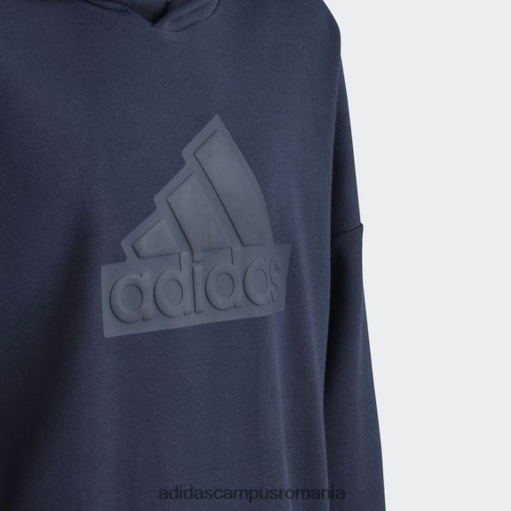 adidas campus romania future icons logo hanorac cu glugă cerneală adidas copii cerneală J266N211790