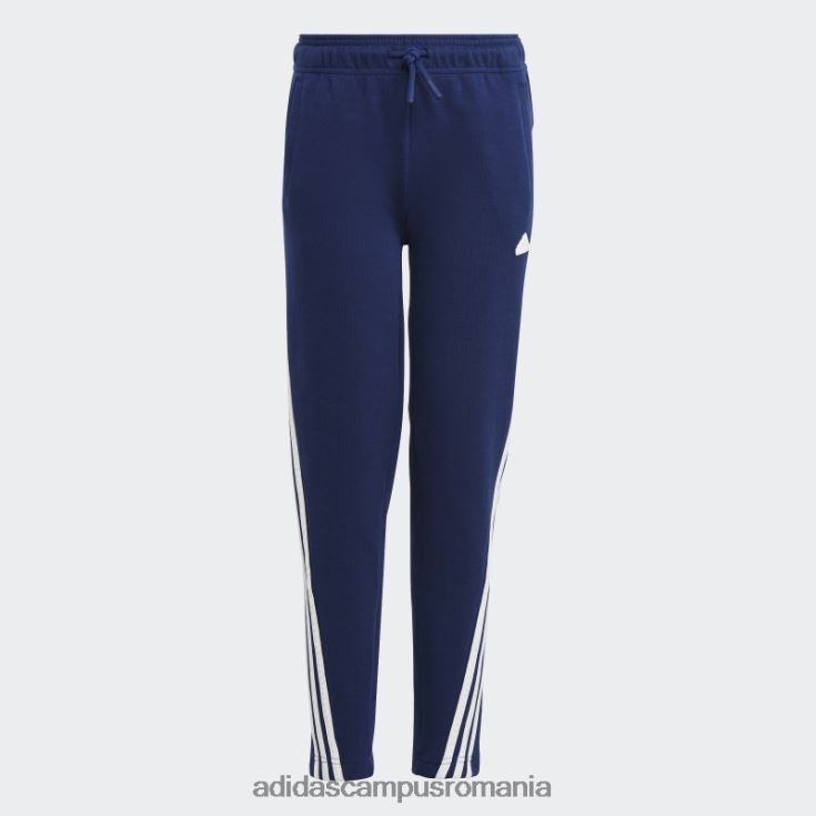 adidas campus romania future icons pantaloni de jogging cu 3 dungi până la glezne, albastru închis copii albastru închis/alb J266N218806