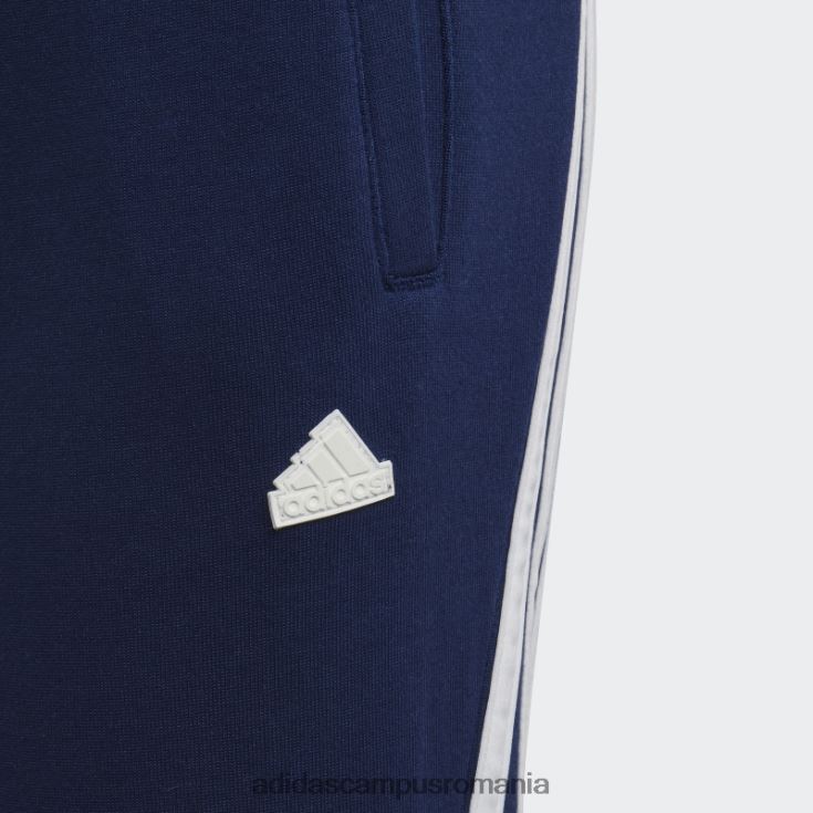 adidas campus romania future icons pantaloni de jogging cu 3 dungi până la glezne, albastru închis copii albastru închis/alb J266N218806