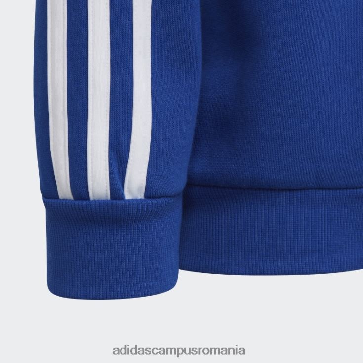 adidas campus romania hanorac adidas cu 3 dungi albastru regal essentials copii albastru regal/alb J266N211901