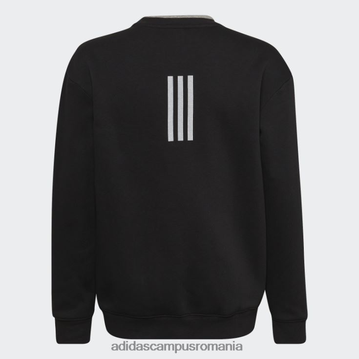 adidas campus romania hanorac all szn fleece gri mediu copii negru/gri mediu J266N211772