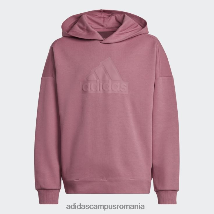 adidas campus romania hanorac cu glugă cu logo future icons roz adidas copii roz J266N211706