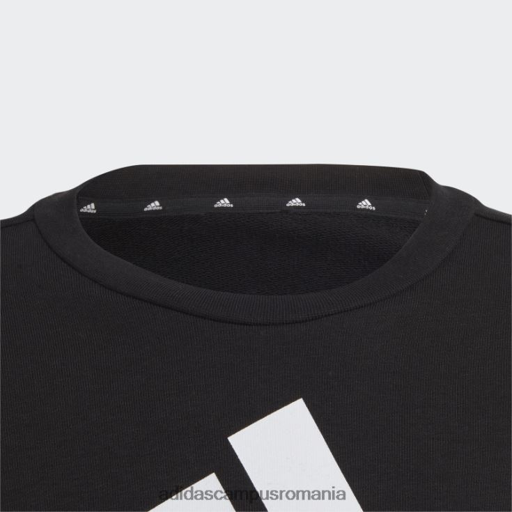 adidas campus romania hanorac din bumbac cu logo mare essentials negru copii alb negru J266N212139