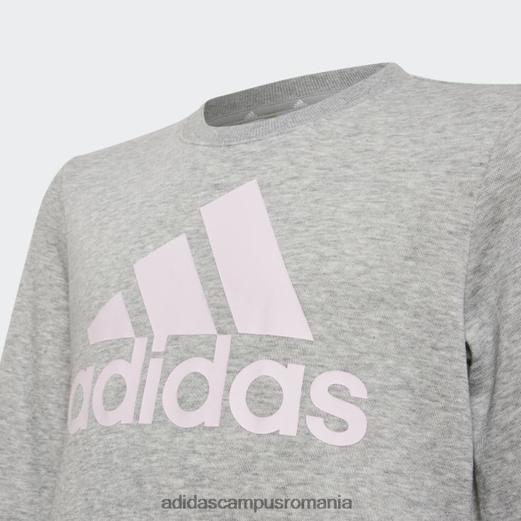 adidas campus romania hanorac gri mediu essentials adidas copii gri mediu/roz J266N212087