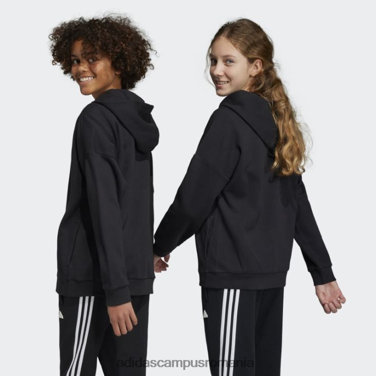 adidas campus romania hanorac negru adidas cu glugă logo future icons copii negru J266N23315