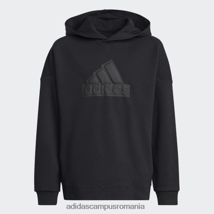 adidas campus romania hanorac negru adidas cu glugă logo future icons copii negru J266N23315