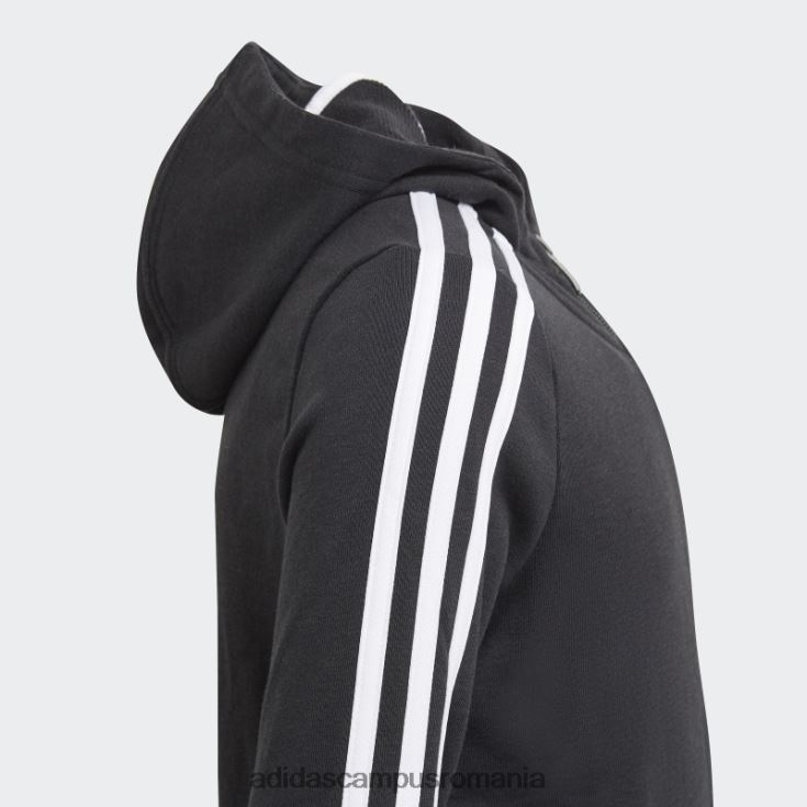 adidas campus romania hanorac negru cu 3 dungi copii alb negru J266N212077