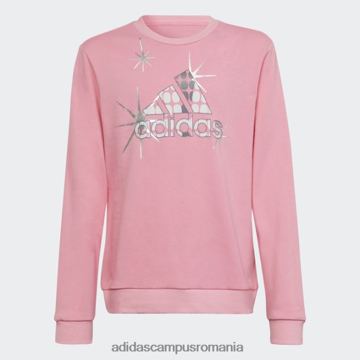 adidas campus romania hanorac obișnuit din bumbac de dans roz adidas copii roz J266N212177