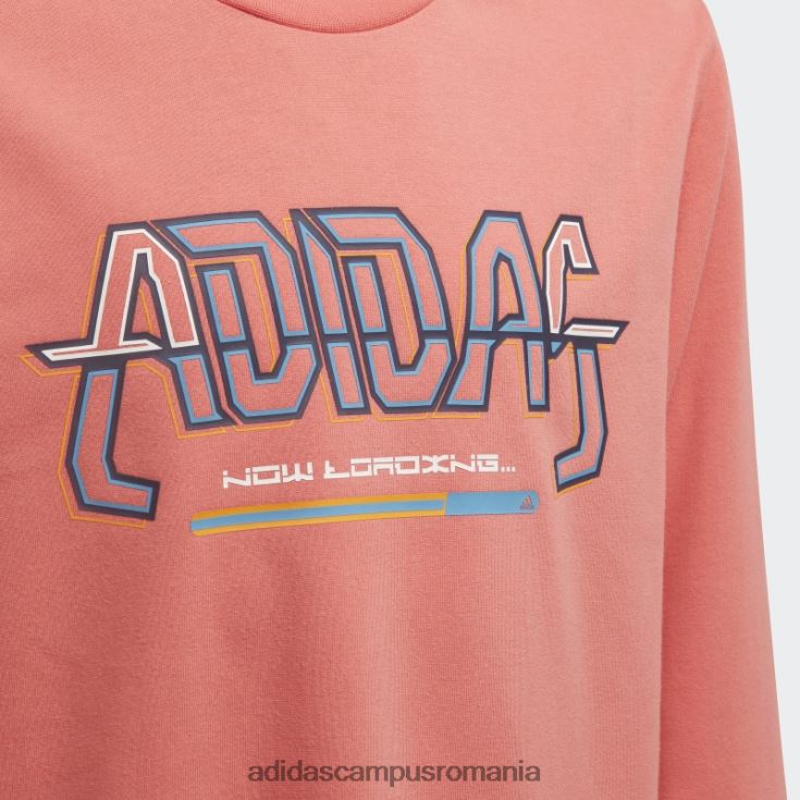 adidas campus romania hanorac turbo arkd3 crew copii turbo/alb/multicolor J266N218964