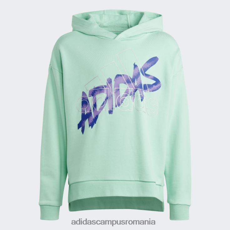 adidas campus romania hanorac verde dance grafic adidas copii verde/argintiu J266N218543