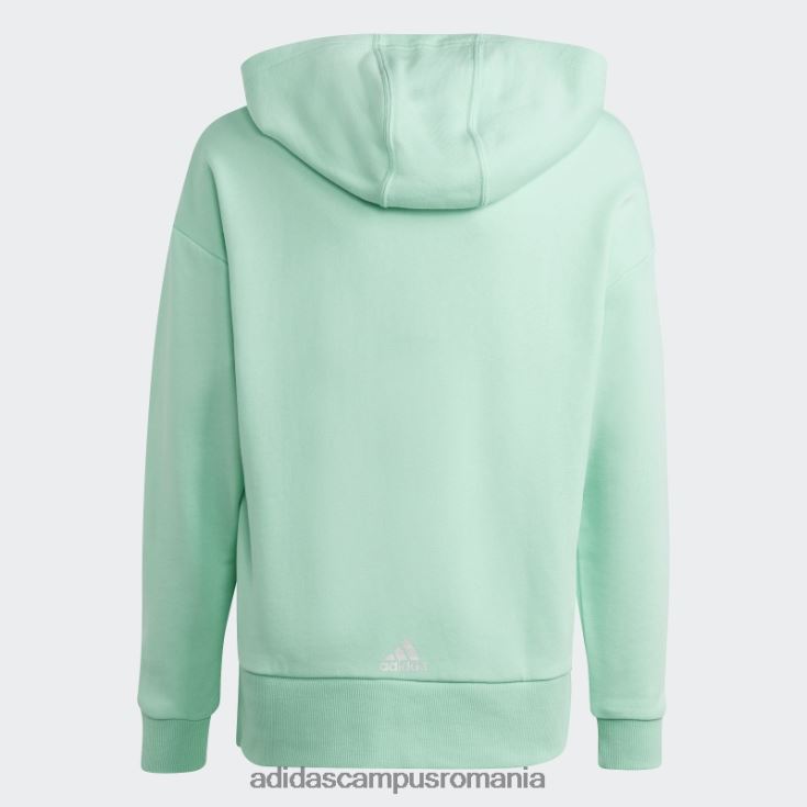 adidas campus romania hanorac verde dance grafic adidas copii verde/argintiu J266N218543
