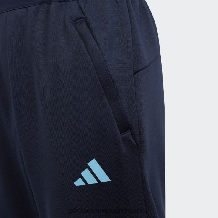 adidas campus romania icoane tren de cerneală aeroready pantaloni de jogging din tricot cu 3 dungi copii cerneală/albastru J266N218377