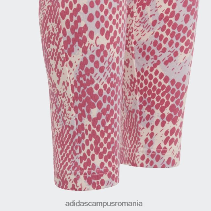 adidas campus romania icoane viitoare cu imprimeu peste tot cuarț copii cuarț/argintiu zori/fucsia J266N219148