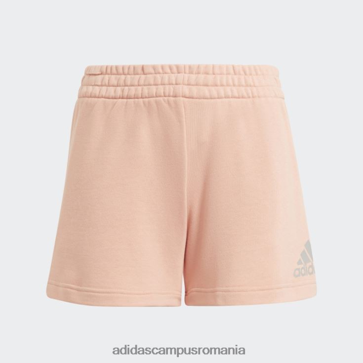 adidas campus romania icoane viitoare insignă de pantaloni scurți sport blush ambiental copii fard ambiental/argintiu J266N219232
