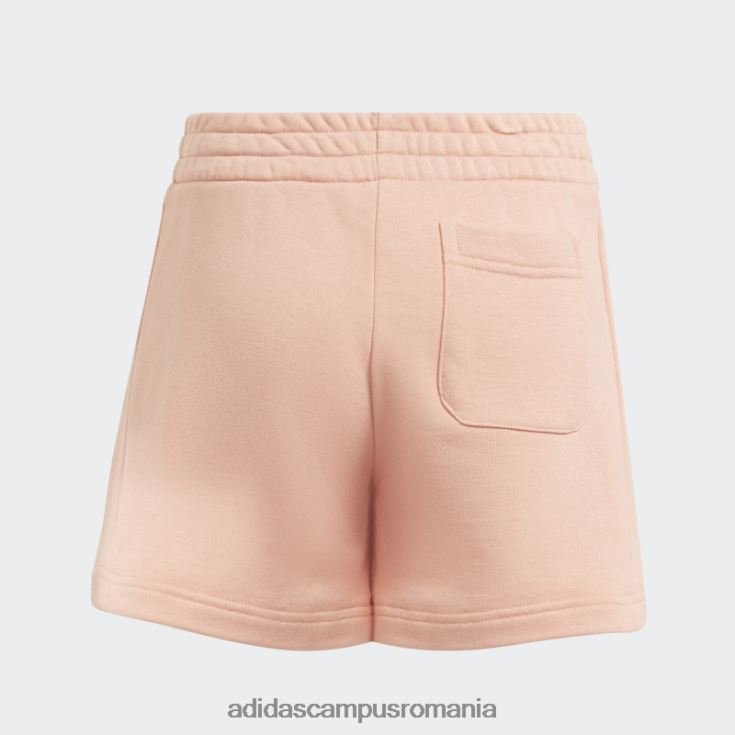 adidas campus romania icoane viitoare insignă de pantaloni scurți sport blush ambiental copii fard ambiental/argintiu J266N219232