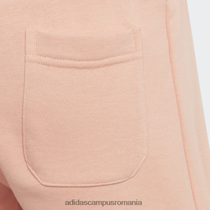 adidas campus romania icoane viitoare insignă de pantaloni scurți sport blush ambiental copii fard ambiental/argintiu J266N219232