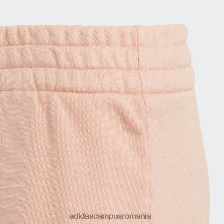 adidas campus romania icoane viitoare insignă de pantaloni scurți sport blush ambiental copii fard ambiental/argintiu J266N219232