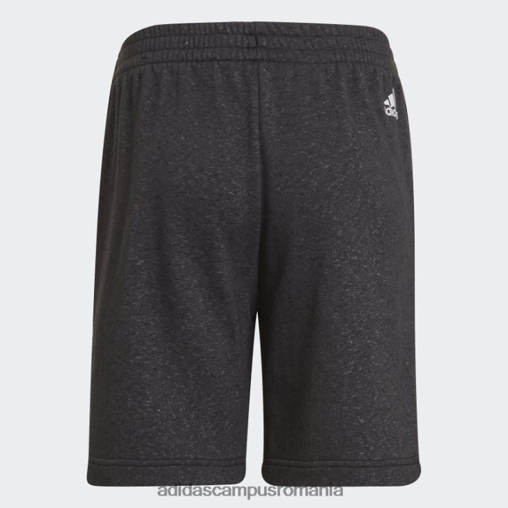 adidas campus romania icoane viitoare pantaloni scurți cu 3 dungi alb copii alb negru J266N218824