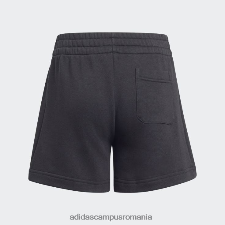 adidas campus romania insignă cu icoane viitoare negre de pantaloni scurți sport copii negru/magenta real J266N219252