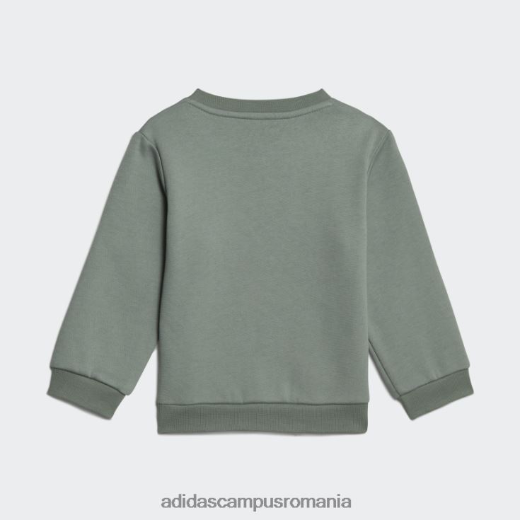 adidas campus romania insigna verde argintie a set de jogger sport adidas copii verde argintiu/nisip J266N218345