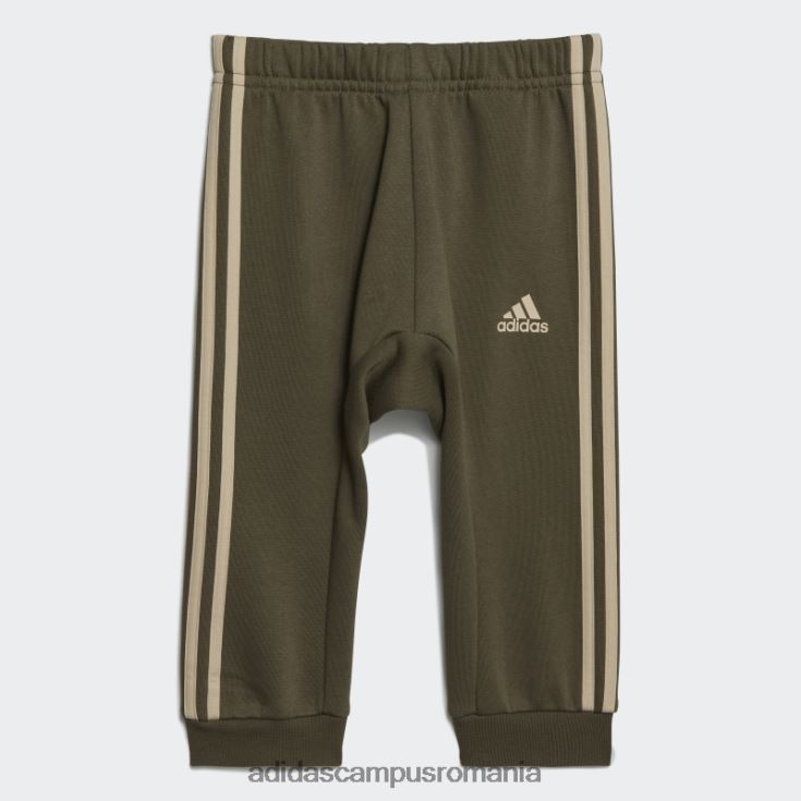 adidas campus romania insigna verde argintie a set de jogger sport adidas copii verde argintiu/nisip J266N218345