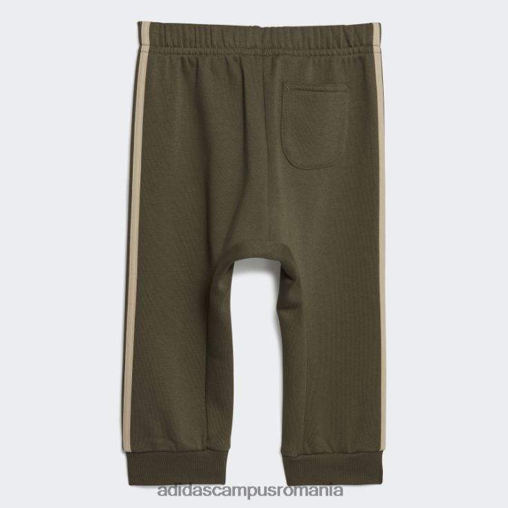 adidas campus romania insigna verde argintie a set de jogger sport adidas copii verde argintiu/nisip J266N218345