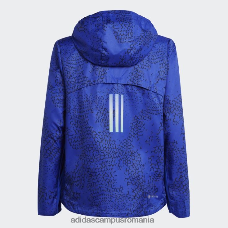 adidas campus romania jacheta windbreaker.rdy albastru copii albastru/negru/argintiu J266N218721