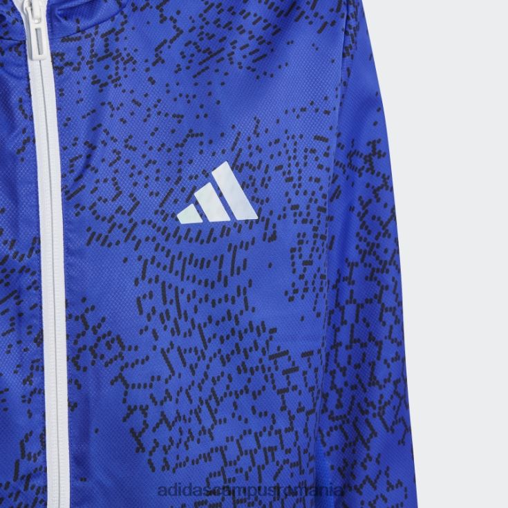 adidas campus romania jacheta windbreaker.rdy albastru copii albastru/negru/argintiu J266N218721