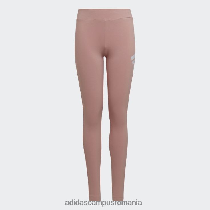 adidas campus romania leggings din bumbac cu 3 dungi mov adidas copii mov/alb J266N219278