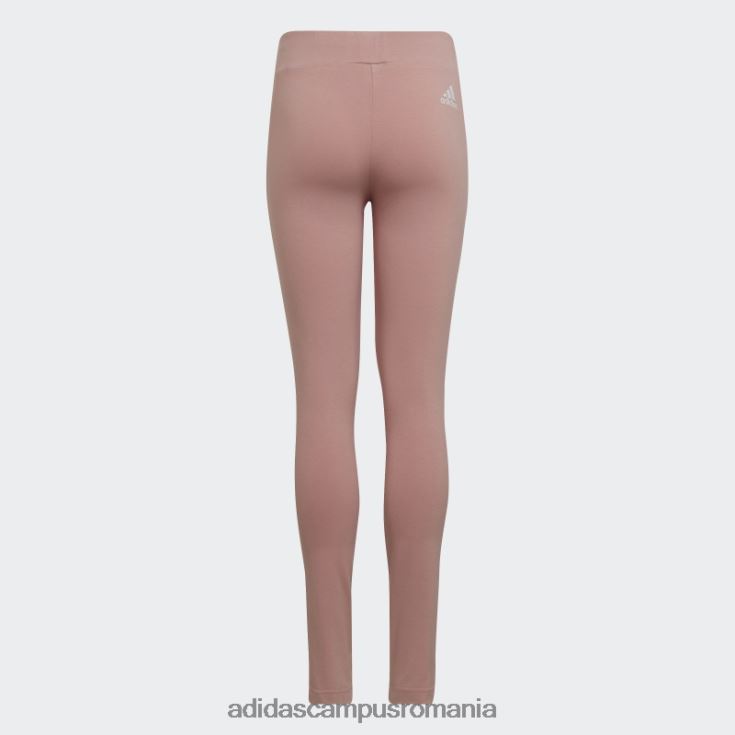 adidas campus romania leggings din bumbac cu 3 dungi mov adidas copii mov/alb J266N219278
