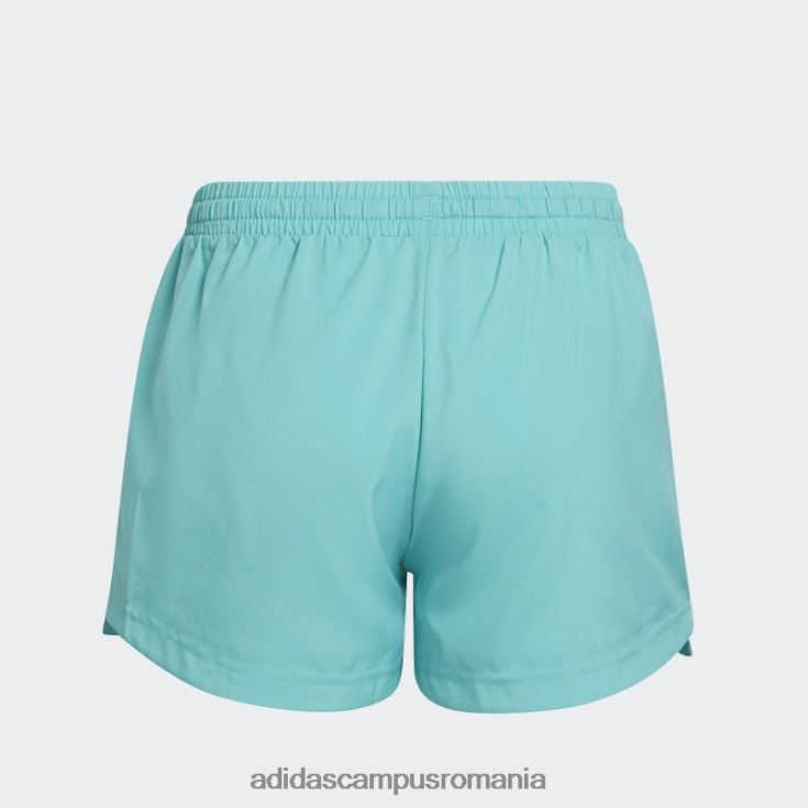 adidas campus romania mint rush conceput pentru a muta moda pantaloni scurți cu 3 dungi copii mint rush/negru J266N23484