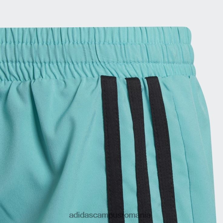 adidas campus romania mint rush conceput pentru a muta moda pantaloni scurți cu 3 dungi copii mint rush/negru J266N23484