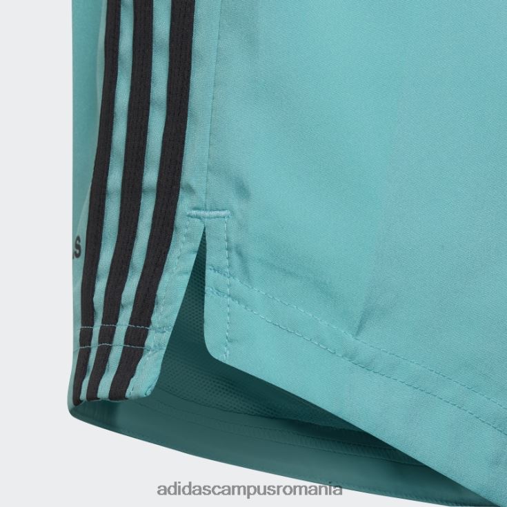 adidas campus romania mint rush conceput pentru a muta moda pantaloni scurți cu 3 dungi copii mint rush/negru J266N23484