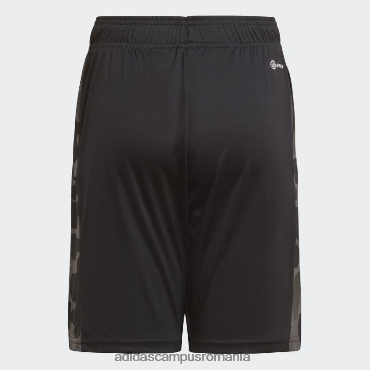 adidas campus romania negru conceput pentru a muta pantaloni scurți camo copii negru/gri/alb J266N211963