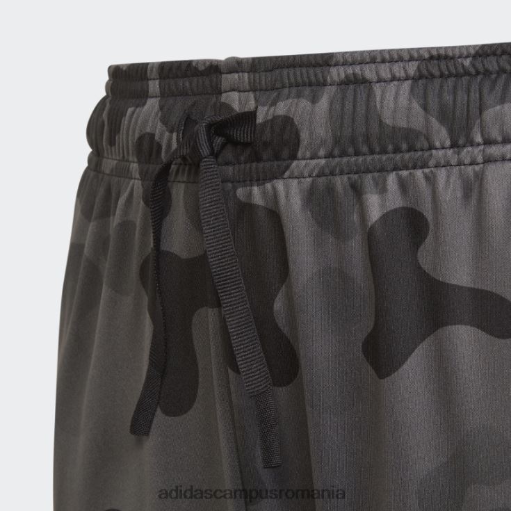 adidas campus romania negru conceput pentru a muta pantaloni scurți camo copii negru/gri/alb J266N211963