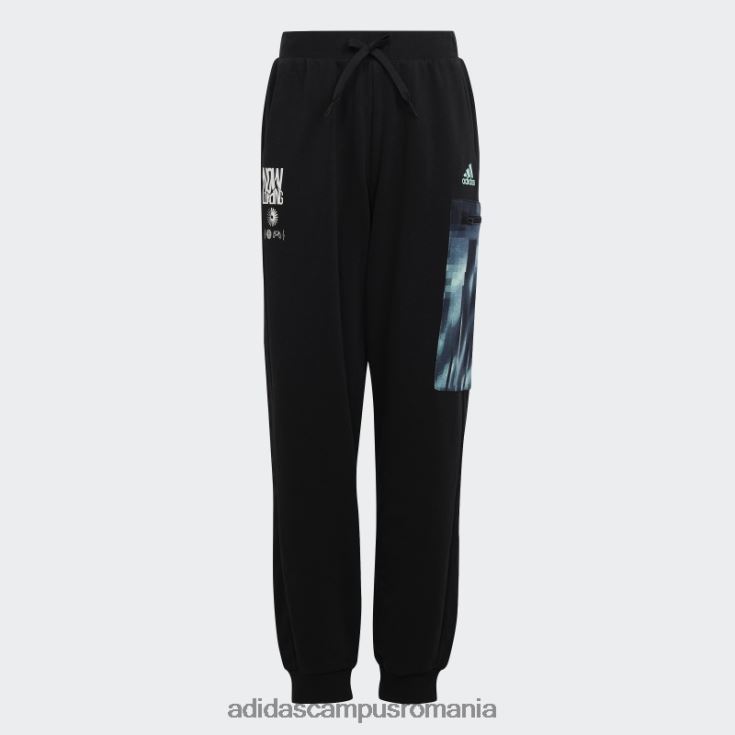 adidas campus romania pantaloni cargo arkd3 negri copii negru/verde J266N211833