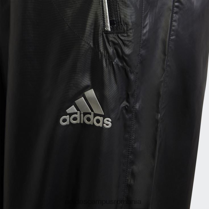 adidas campus romania pantaloni de dans țesuți negri adidas copii negru argintiu J266N23471