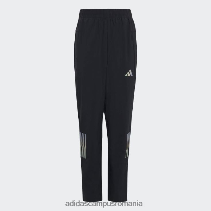 adidas campus romania pantaloni de jogging aeroready cu 3 dungi negri copii negru argintiu J266N218632